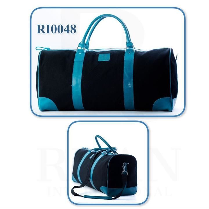 Canvas and leather duffle bag uploaded by business on 4/24/2021