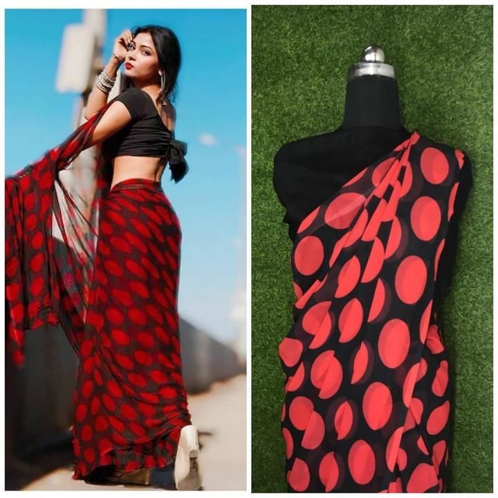 DESIGNER GEORGETTE  uploaded by KRISHNA FASHION on 4/24/2021