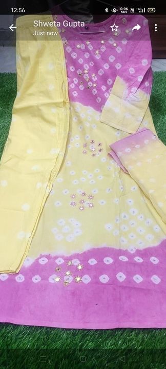 Cotton 3 pec tie & die uploaded by Aarvi Fashion on 4/24/2021