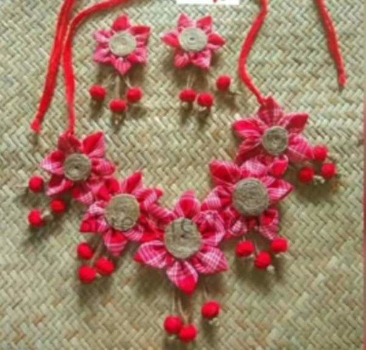 Cotton flower jewelry  uploaded by Debali Boutique  on 4/24/2021