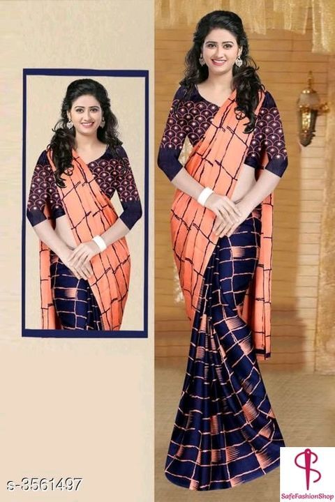 Best New Look Trendy Chiffon Sarees uploaded by Safe Fation Shop on 4/24/2021