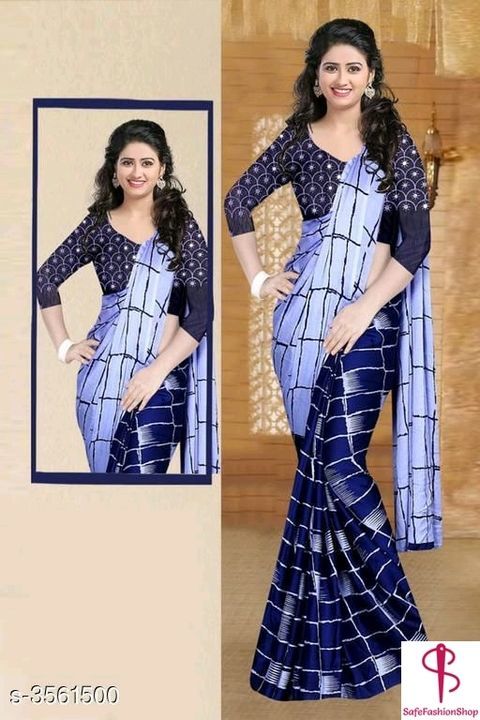 Best New Look Trendy Chiffon Sarees uploaded by Safe Fation Shop on 4/24/2021