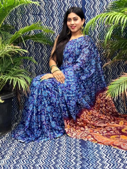 Linen Saree uploaded by Pushp_collection on 4/25/2021