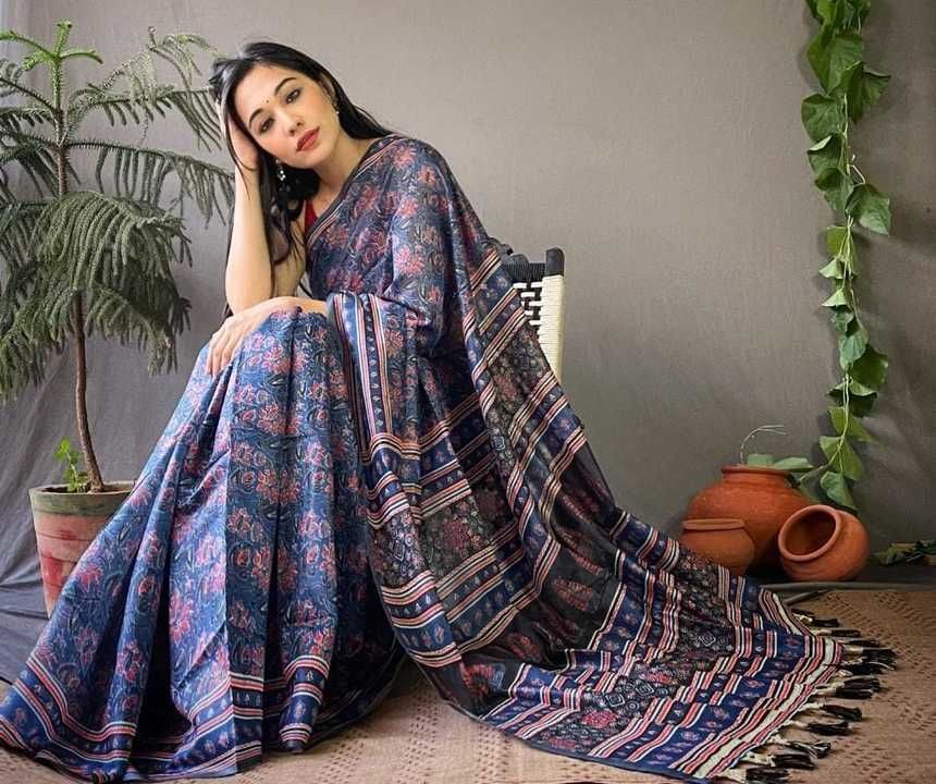Handloom Cotton Malai Saree uploaded by business on 4/25/2021