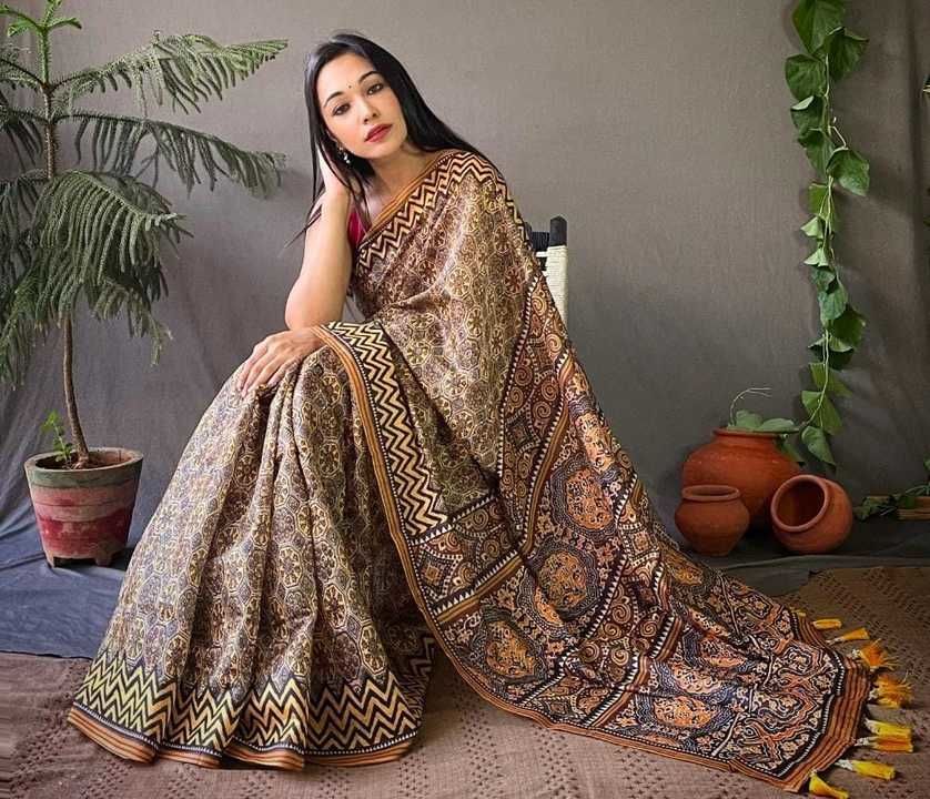 Handloom Cotton Malai Saree uploaded by Pushp_collection on 4/25/2021