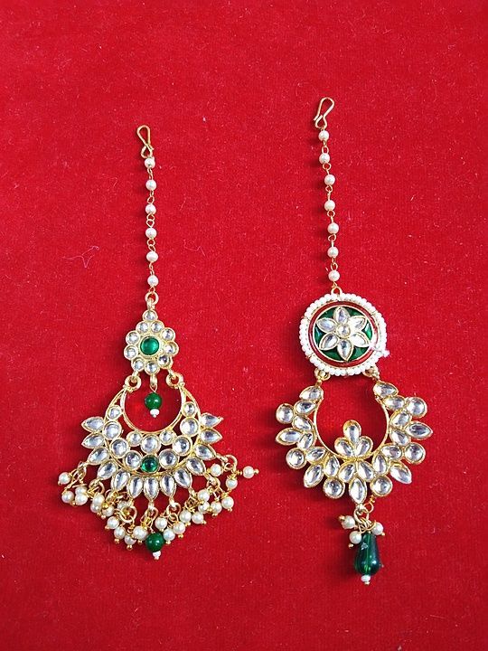 Kundan Mangtika  uploaded by Jai Bhavani imitation jewellery  on 7/29/2020