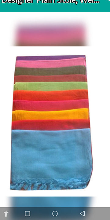 Pashmina stall uploaded by Madni textile  on 7/29/2020
