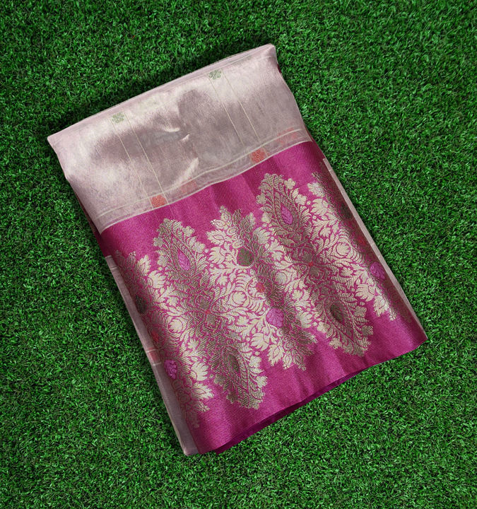 Banarasi tissue silk saree uploaded by Kalanjali silk on 4/25/2021