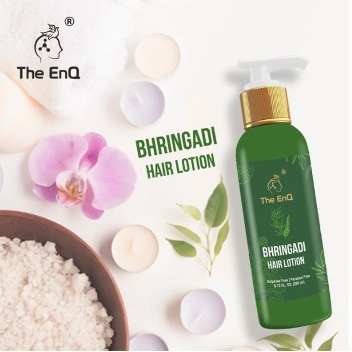 The EnQ Bhringadi hair lotion uploaded by Ahilya Traders on 4/25/2021