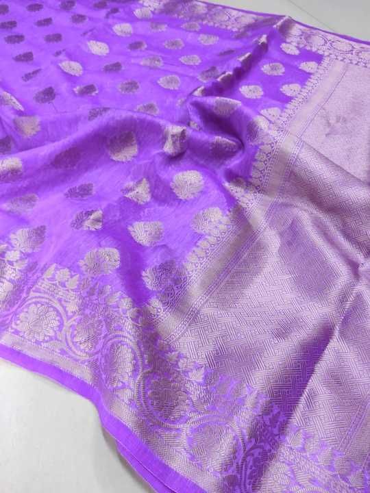 Pure linen silk saree uploaded by Hamida fabrics on 4/25/2021