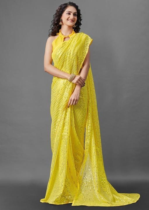 Post image Sequins party wear saree
Very fine quality