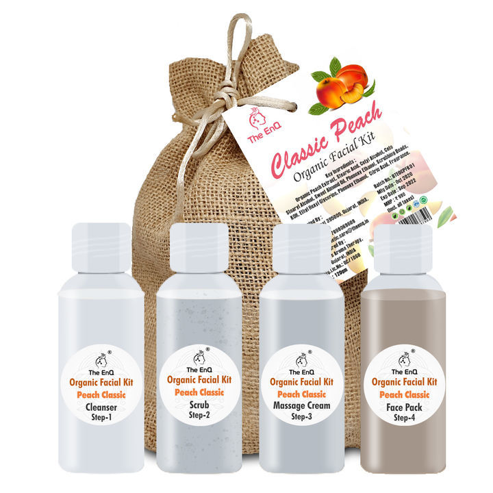 The EnQ Peach Fruit Anti-Aging Facial Kit for Instant & Glowing Skin with Vit C | 100% Chemical Free uploaded by Cutes Traders on 4/25/2021