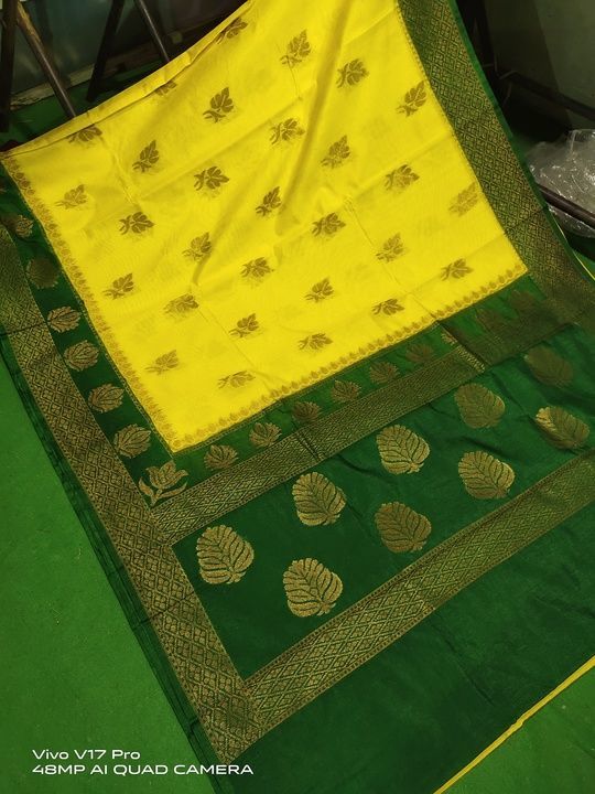 Banaras dupion silk saree uploaded by business on 4/25/2021