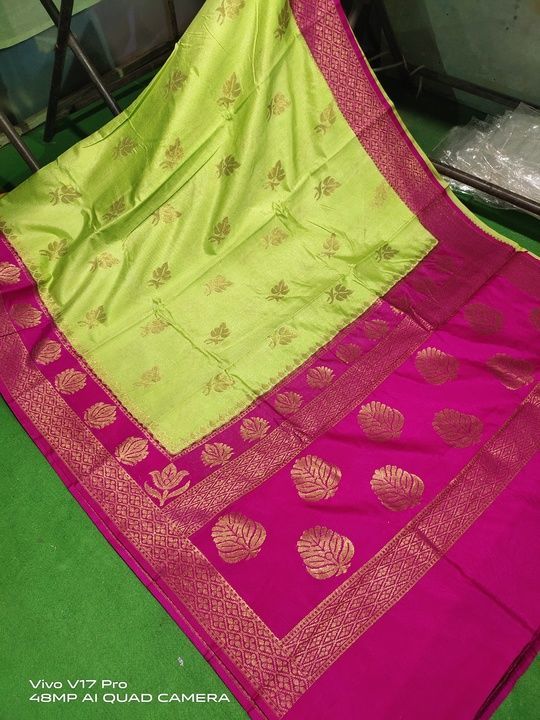 Banaras dupion silk saree uploaded by Banaras Handloom sarees on 4/25/2021