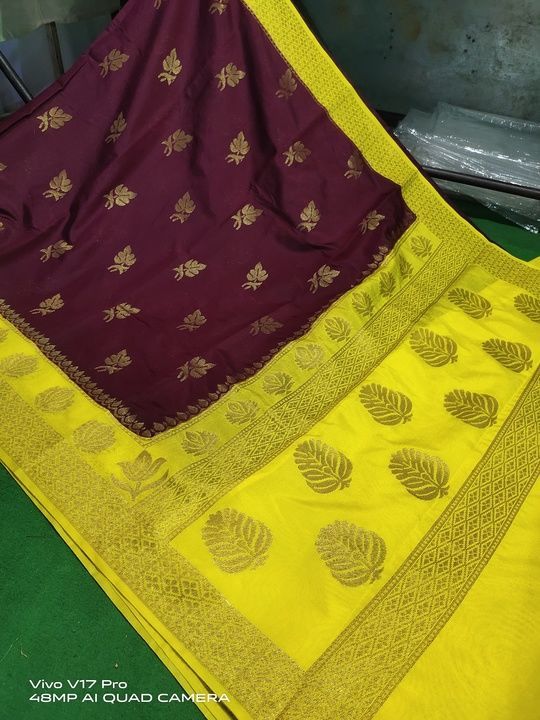 Banaras dupion silk saree uploaded by Banaras Handloom sarees on 4/25/2021