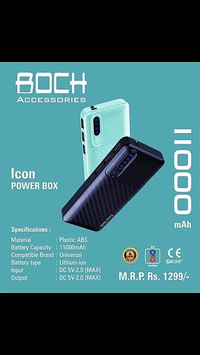 Boch Power Bank 11000mah
1 years guarantee  uploaded by business on 7/29/2020