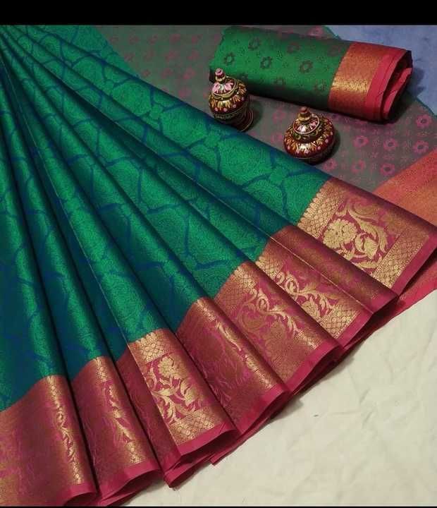 Banarasi Kora mushlin saree whatsp  uploaded by Rahman textiles on 4/25/2021