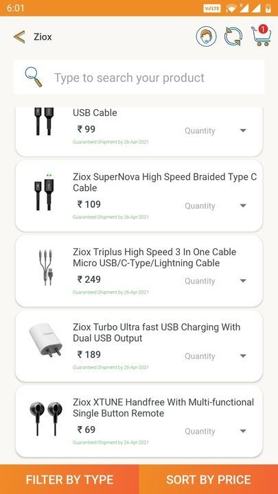 Ziox accessories uploaded by Green India traders  on 4/26/2021