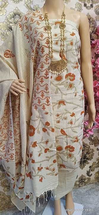 Post image Khadi cotton screen printed dressed material for more information please contact my wtsp no 7004436069 shipping free