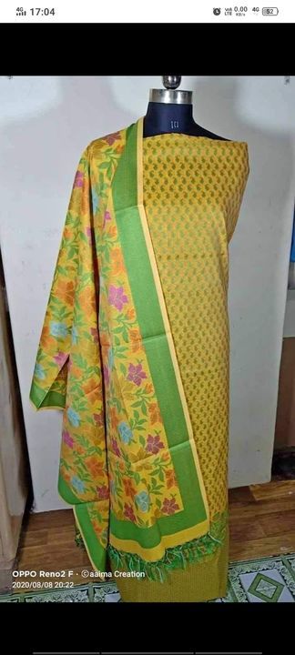 Banaras tilfi Meenakari dress meterial uploaded by Banaras Handloom sarees on 4/26/2021
