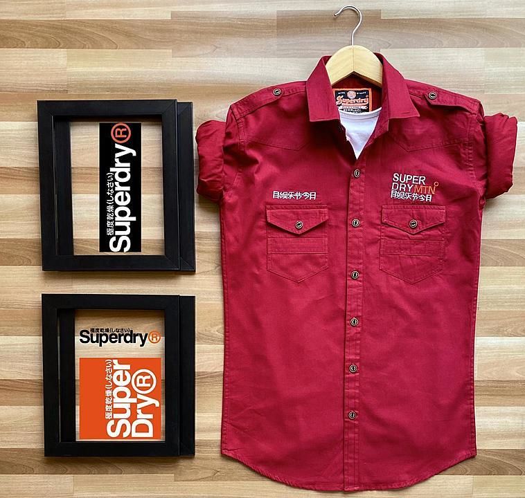 *SUPERDRY SHIRTS* 🤩

*CARGO SHIRTS*❤️

*PREMIUM DESIGN*💕

*Fabric100% cotton OUR GUARANTEE*👌

*BE uploaded by business on 7/29/2020