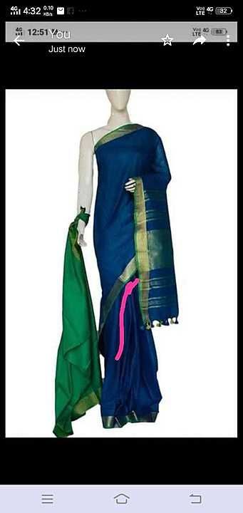 Post image Hey! Checkout my new collection called Linen by line Saree.