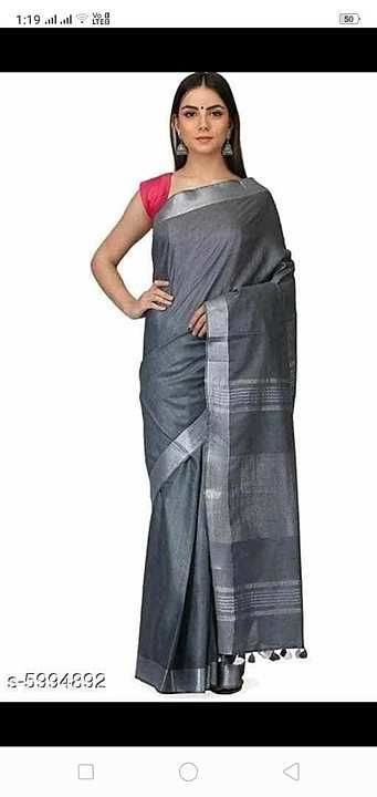 Post image Linen by line Saree price 1400