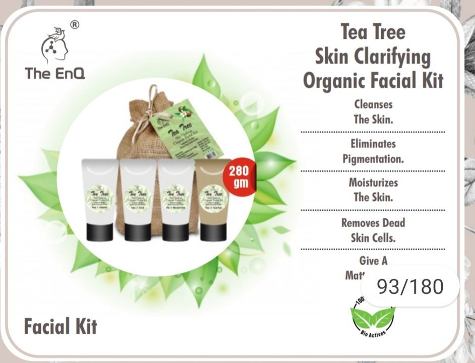 Tea Tree Skin Clarifying Organic Facial Kit uploaded by business on 4/26/2021