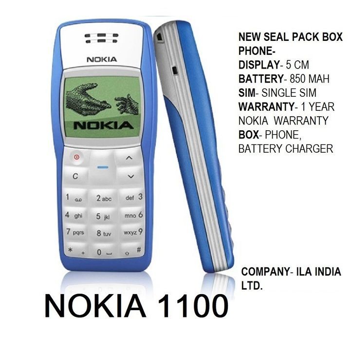 Product image with price: Rs. 1100, ID: nokia-a54eb0e2