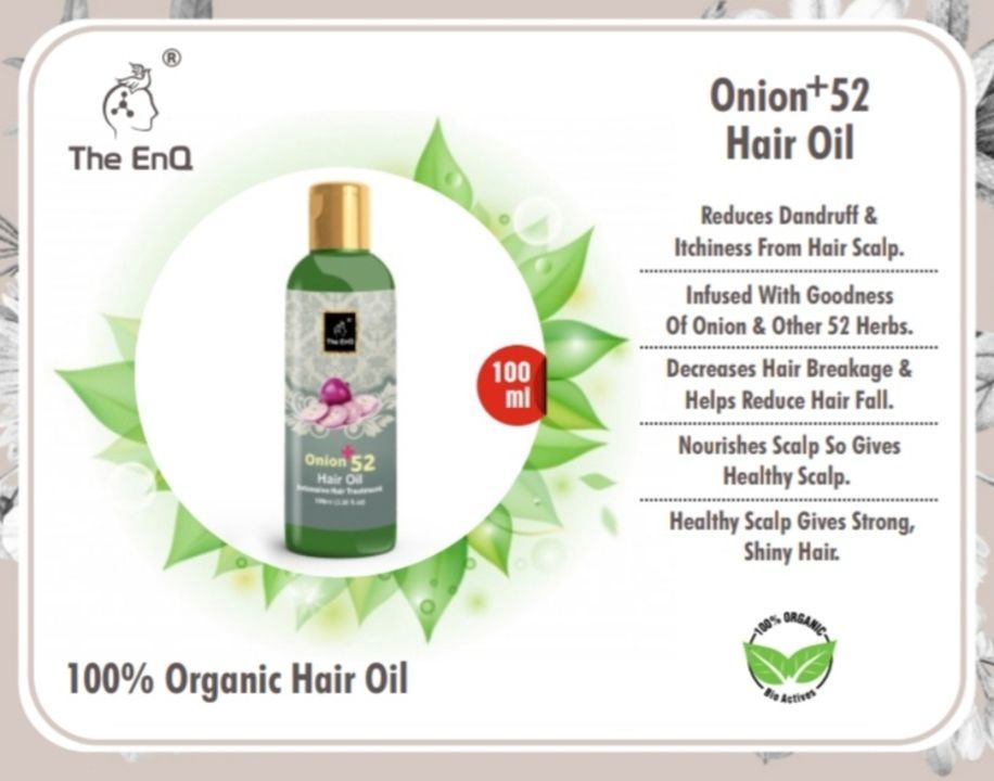 Onion plus 52 other herbs hair oil uploaded by business on 4/26/2021