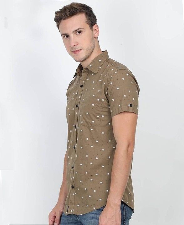 Men's Slim Fit Cotton Printed Casual Shirts
 uploaded by business on 7/29/2020