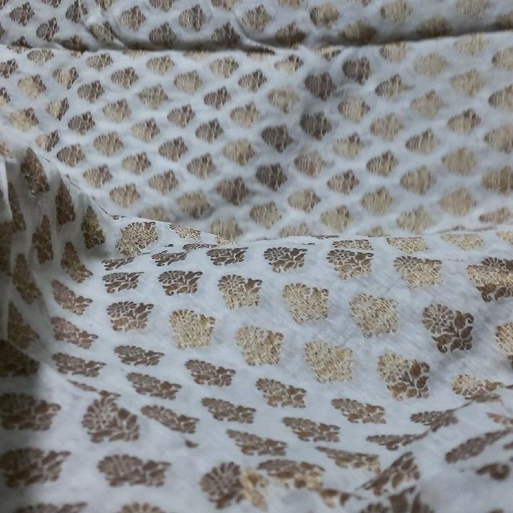 Banarasi pure brocade fabric uploaded by business on 4/26/2021