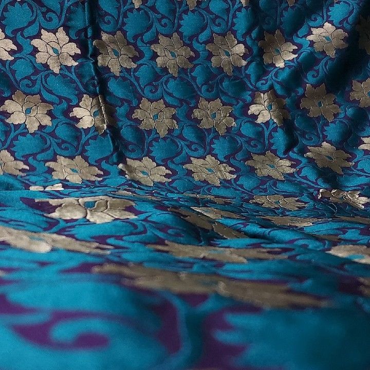 Banarasi pure brocade fabric uploaded by business on 4/26/2021