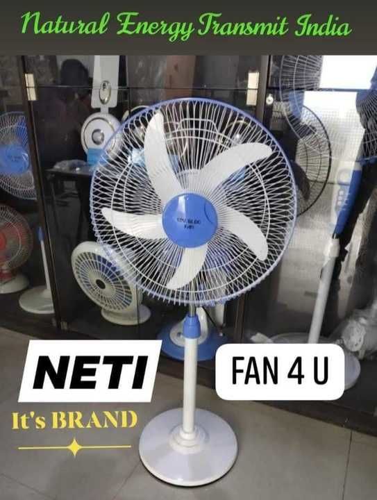 16 inches (400 mm) 12V bldc DC pedestal fan (#neti_bldc_farata_fan)  uploaded by Natural Energy Transmit India on 4/26/2021