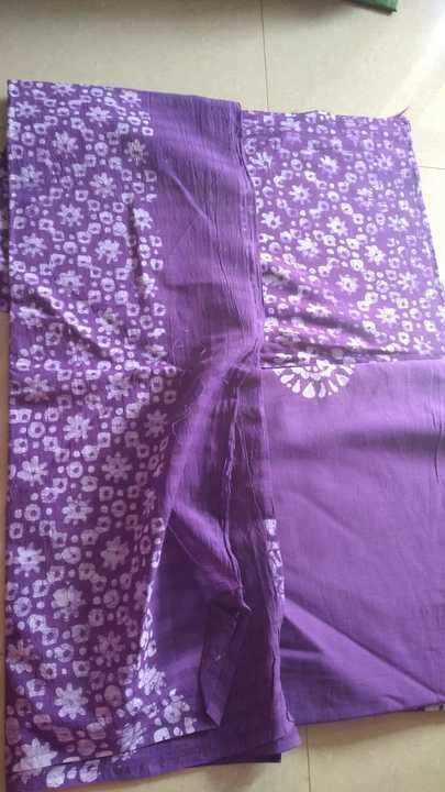 Post image Beat this heat with pure cotton soft fabric!!!
Batik print pure cotton dress materials directly from manufaturere
Top 2.25 MTR
Bottom 2.25 MTR
Dupatta 2.25 MTR

No need of  lining 
Rs 510
If to be couriered then plus shipping. 
First time salt water wash is needed to rinse off excess dye. .