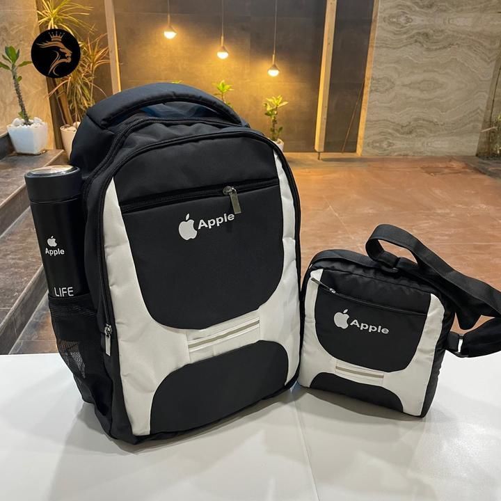 
* BRAND NEW COMBO *🍎* APPLE BACKPACK 🎒
🍎* APPLE SLING BAG*🍎* APPLE WATER BAG HOT &COLD uploaded by Rakesh Textiles on 4/27/2021