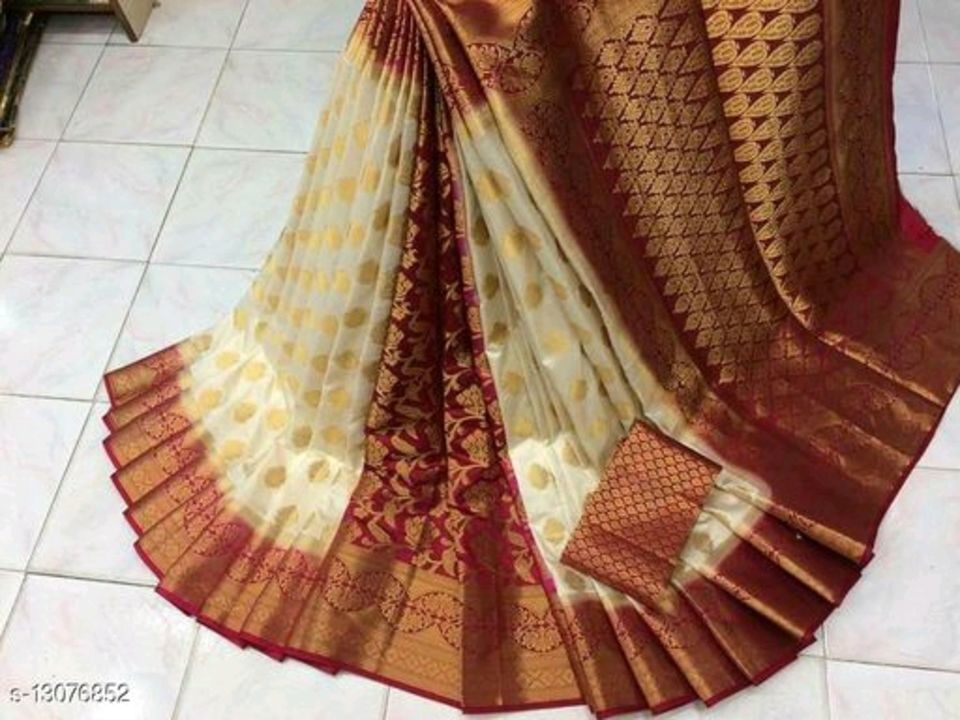 Banarasi silk saree uploaded by business on 4/27/2021