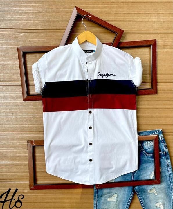 Post image 🔹BRAND Pepe jeans Ban collar 🔹
     🔸STIRPE DESIGNER SHIRTS🔸
         🔶(2) colours 🔶
        🔷7a QUALITY 🔷
🔹PREMIUM QUALITY 🔹
🔶100% ORIGINAL SOFT COTTON FABRIC 🔶
      🔹REGULAR FIT🔹
🔹BRANDED BUTTONS*🔹
🔶SIZE: M    L    XL    XXL🔶
               38.  40.  42.   44
🔷🔹Price 400 free ship
🔶100% QUALITY GURANTED🔶
     🔹FULL STOCK OPEN ORDERS 🔹
🔶DONT COMPARED THIS WITH CHEAP QUALITY
