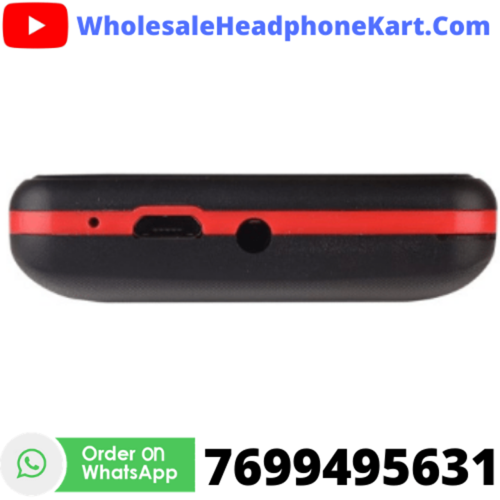 Micromax X512 (Black&Red)  WHK339 uploaded by HeadphoneKart.in on 4/27/2021