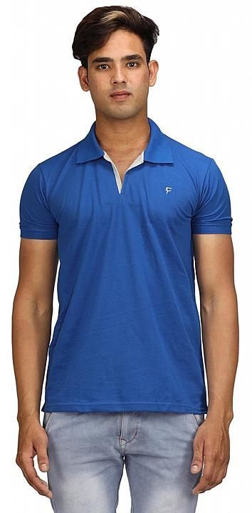 Flymont Solid Plain Matty Polo T Shirt for Men uploaded by business on 5/21/2020