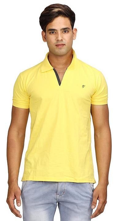 Flymont Solid Plain Matty Polo T Shirt for Men uploaded by business on 5/21/2020