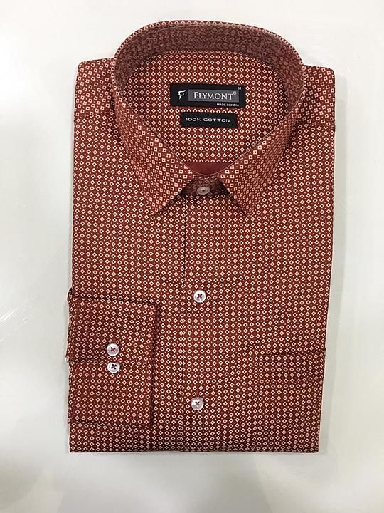 Flymont 100% Cotton Printed Premium Shirt for Men uploaded by business on 5/21/2020