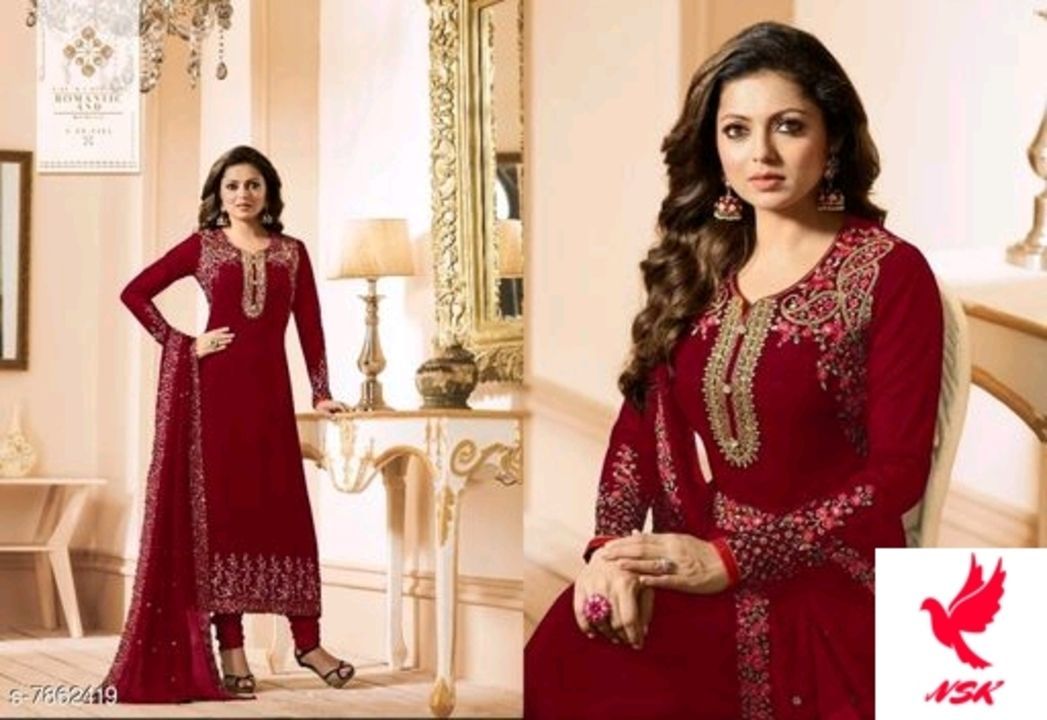 Beautiful desighner suit & dress material uploaded by business on 4/27/2021