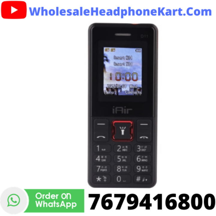 iAir D11 Feature Phone WHK341 uploaded by HeadphoneKart.in on 4/27/2021