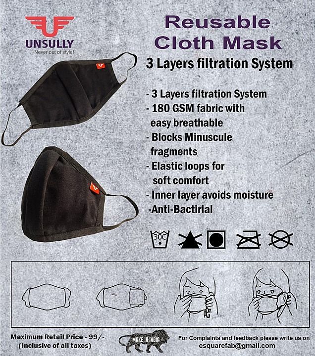 3 layer masks uploaded by business on 5/21/2020
