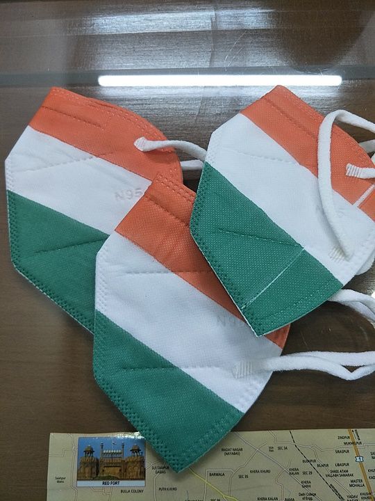 Tricolour N95 Mask uploaded by business on 7/29/2020