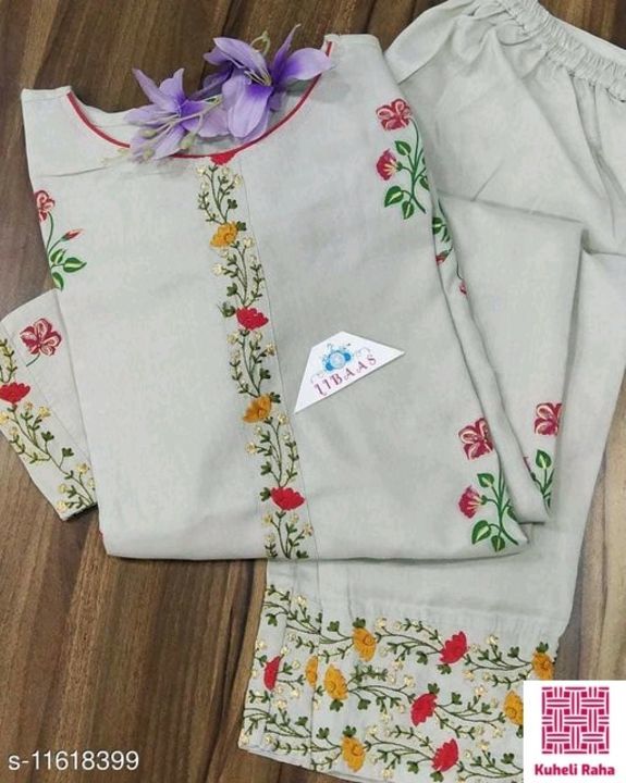 Jivika Petite Women Kurta Sets
Kurta Fabric: Cotton
Bottomwear Fabric: Cotton
Fabric: Cotton
Set Typ uploaded by business on 4/28/2021