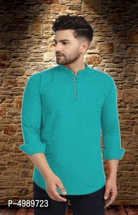 Solid Cotton Kurta for Men uploaded by Indian Market on 4/28/2021
