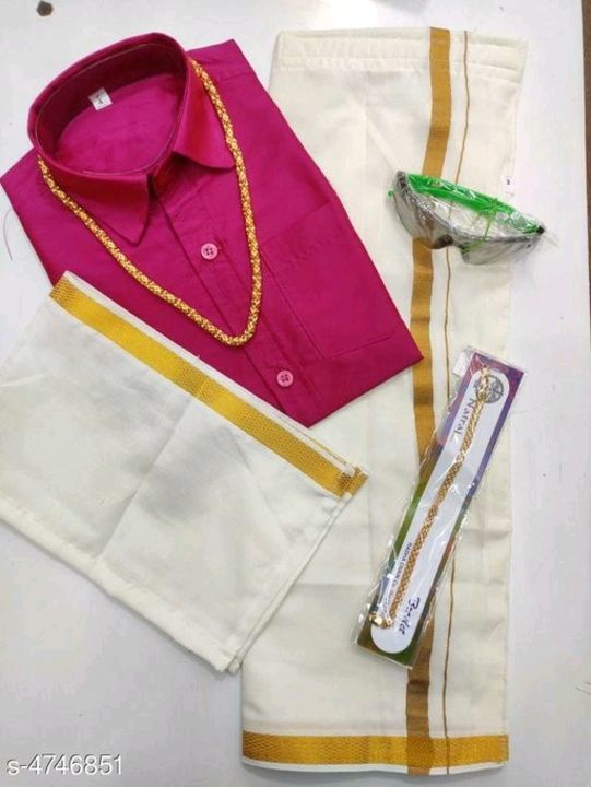 Kids dhoti set uploaded by business on 4/28/2021