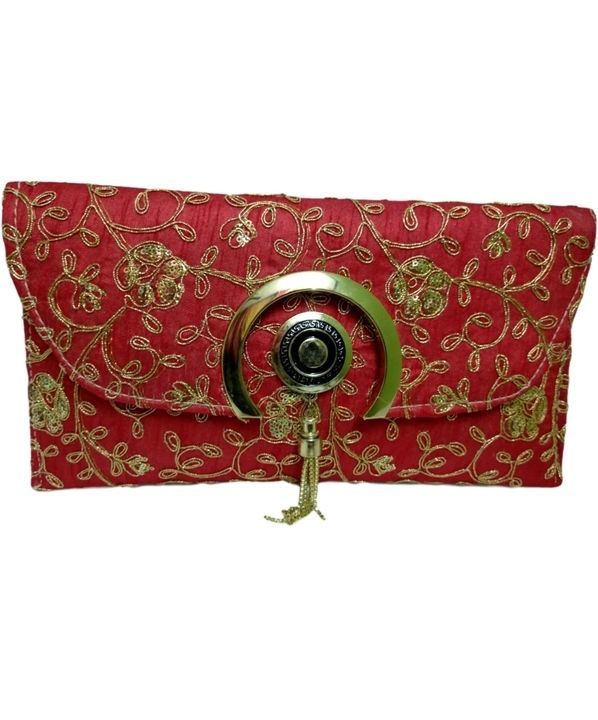 Looking fab Presents Women's Velvet Rajasthani Style Royal Silk Potli Batwa Bag with Beads Work Purs uploaded by business on 4/28/2021